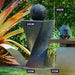 Solar Water Fountain Pump Twisted Design dimensions