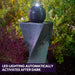 Solar Water Fountain Pump Twisted Design LED